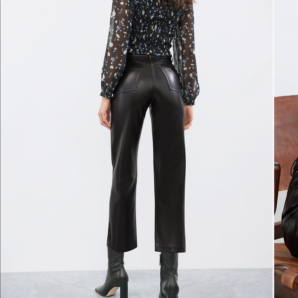 Wilfred melina cropped vegan leather pants